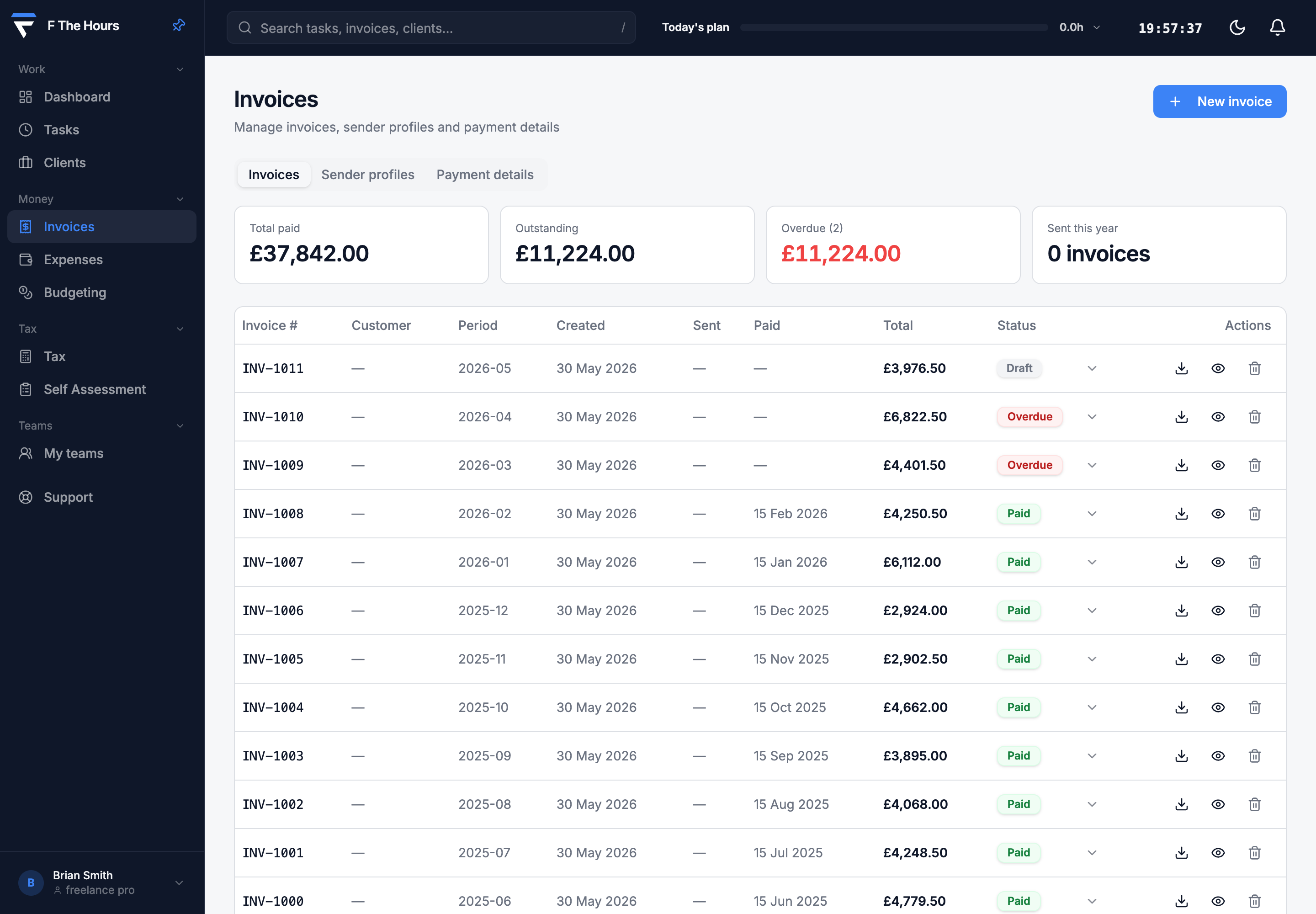 Invoicing